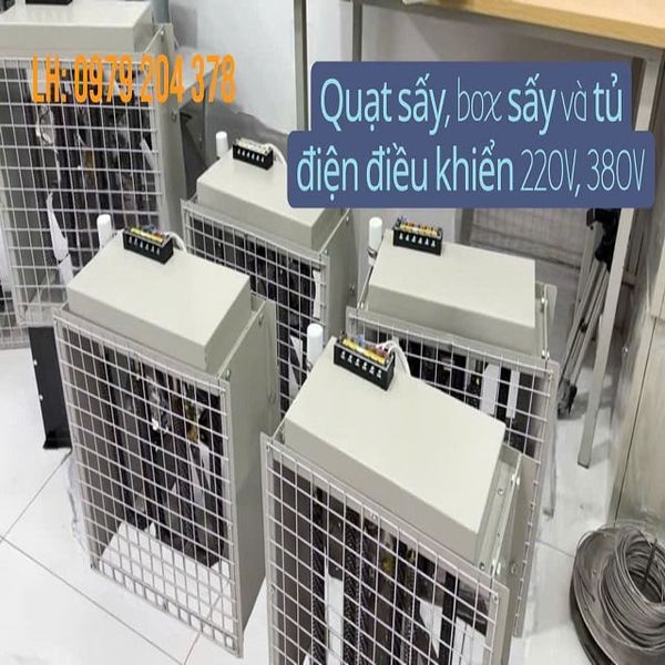  Quạt sấy phòng sấy lạp xưởng 220V/380V-6KW 