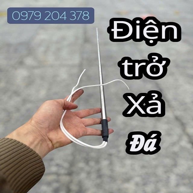 Điện trở xả đá xả băng xả đá phi 12mm cho kho đông