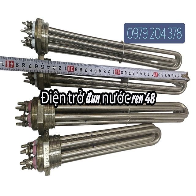 Điện trở, mai so đun nước, đầu ren 48, 220/380V-9KW