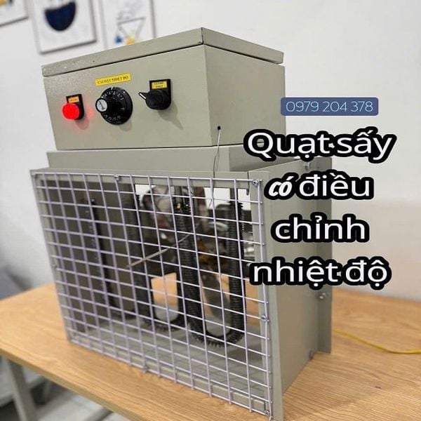  220/380V- 6KW Quạt sấy Box sấy có điều chỉnh nhiệt độ 