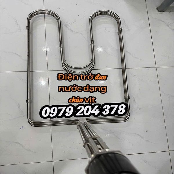  Điện trở, mai so đun nước, đun dầu, ren 59 220/380V dạng chân vịt, tiện di chuyển 