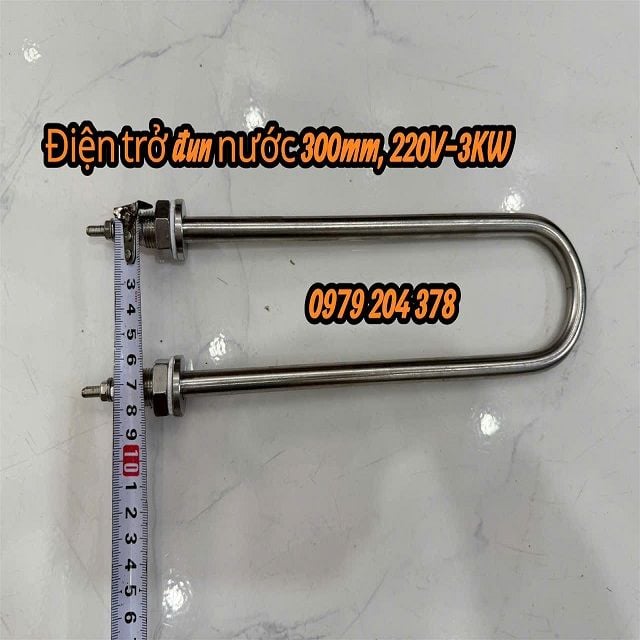 220V-3KW Điện trở nồi phở, điện trở đun nước chữ U