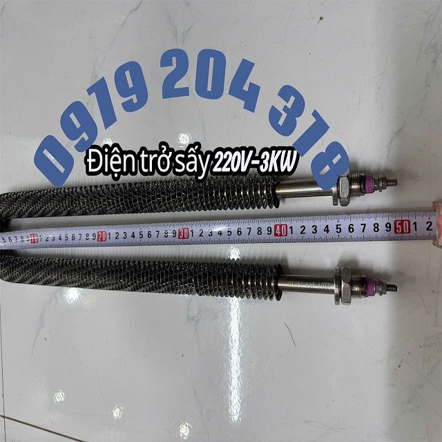 Điện trở, Mai so sấy chữ U500mm, 220V-3KW