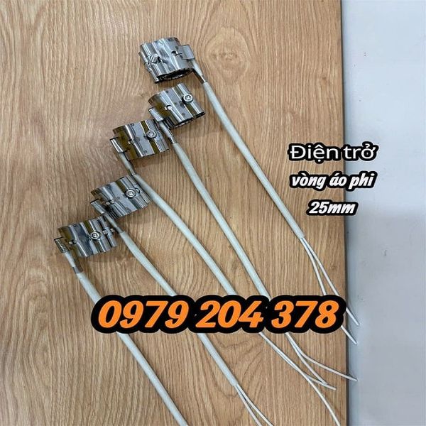  Điện trở vòng áo phi 25mm cho máy ép nhựa 