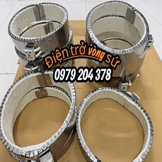 Phi 215mm, Điện trở vòng sứ cho máy ép nhựa công suất cao