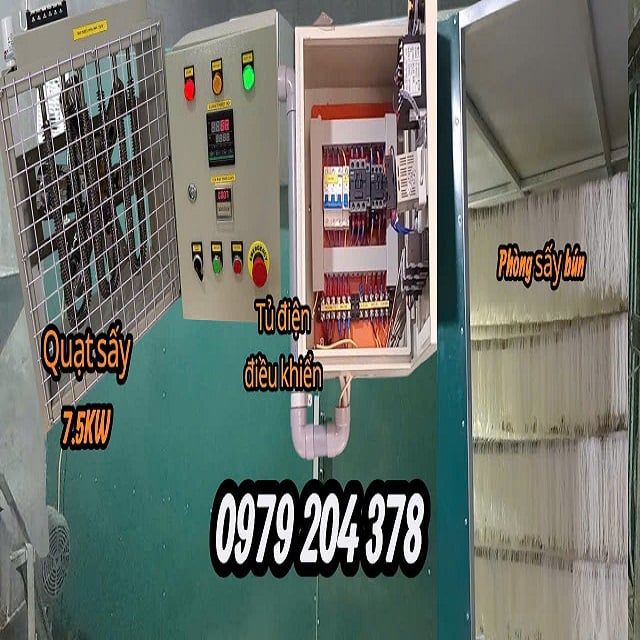 Quạt sấy phòng sấy bún 220V/380V-7.5KW