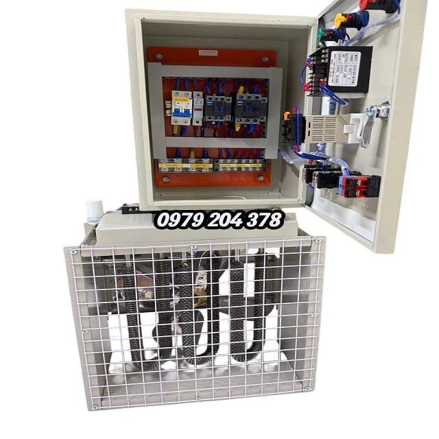 6KW-7.5KW Tủ điện,Quạt sấy phòng sấy lạp xưởng điện áp 220V/380V