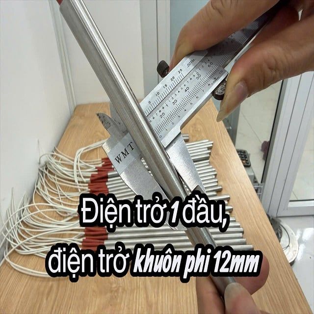 phi 12x300mm Điện trở khuôn, điện trở 1 đầu