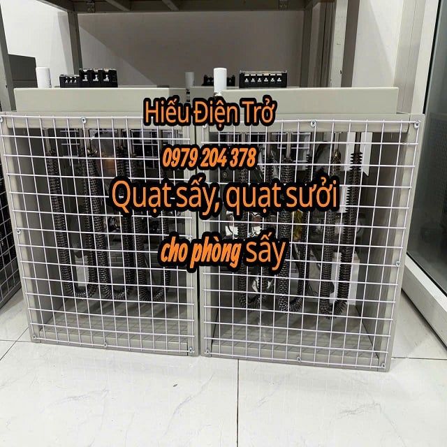 Bộ quạt sấy 380V-12KW cho phòng sấy 12 chăn mền