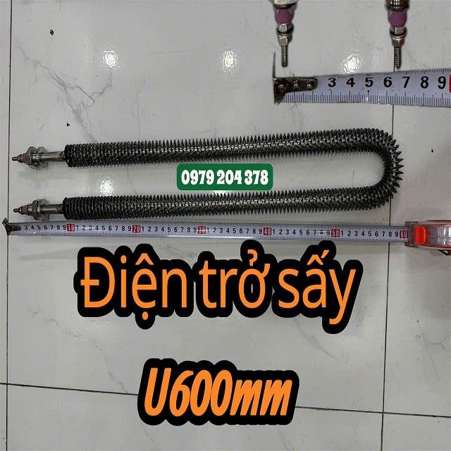 Điện trở, Mai so sấy chữ U600mm, 220V-2KW