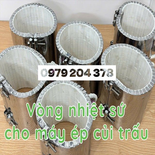 3.5KW Vòng nhiệt sứ máy ó, máy ép củi trấu