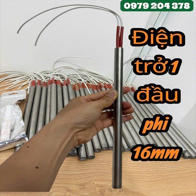 Phi 16 x 300mm, Điện trở khuôn, mai so hay điện trở 1 đầu