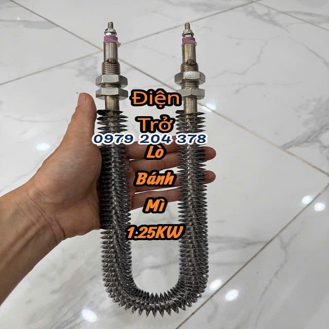 1.25KW Điện trở lò bánh mì U330mm phủ bì