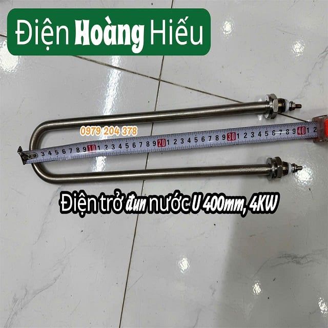 380V-4KW điện trở, mai so đun nước, chữ U thẳng 400mm