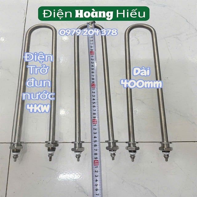 380V-4KW điện trở, mai so đun nước, chữ U thẳng 400mm