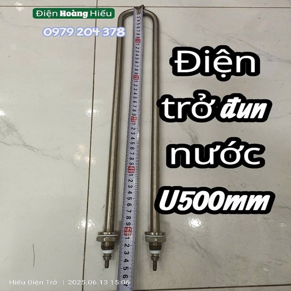  Điện trở, mai so đun nước, chữ U thẳng Dài 500mm 