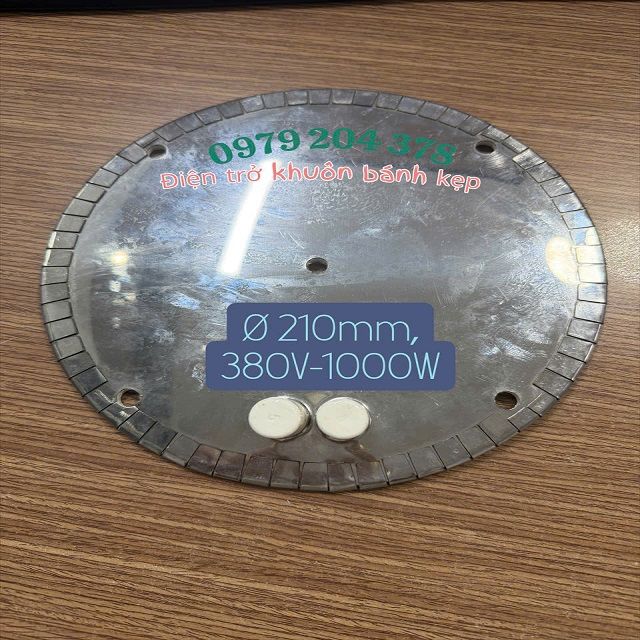 Điện trở, mai so Khuôn bánh tròn phi 210mm 380V-1000W