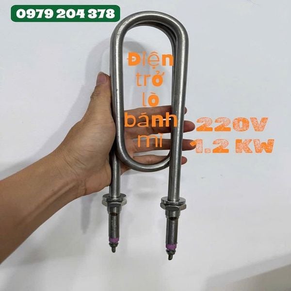 1.2kw Điện trở lò bánh mì dạng trơn 