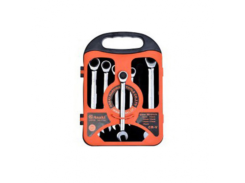 Bộ Cờ Lê Vòng Miệng 2 Chiều 7 Chi Tiết Asaki AK-7732