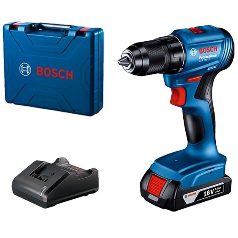 Máy Khoan Pin 18V Bosch GSR 185-LI (1 Pin) (06019K30K1)