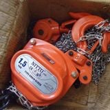 1.5 Tấn Pa Lăng Xích Kéo Tay 3 Mét Nitto 15VP5