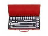 1/2'' Bộ Tuýp 24 Chi Tiết Hệ Mét Kingtony 4526Mr03