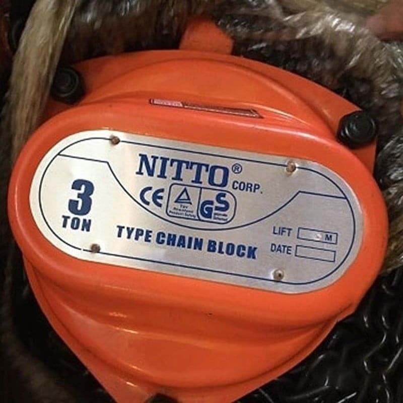 3 Tấn Pa Lăng Xích Kéo Tay 5 Mét Nitto 30VP5