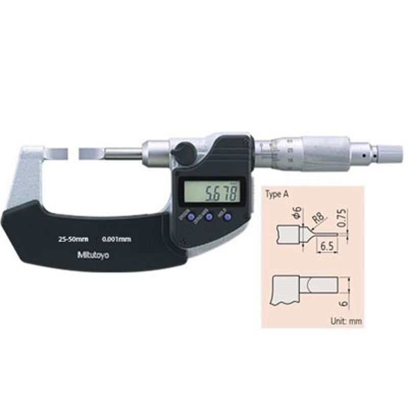 Panme Đo Rãnh Điện Tử Mitutoyo 422-231-30 (25-50mm)