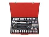 1/2'' Bộ Tuýp 42 Chi Tiết Hệ Inch Và Hệ Mét Kingtony 4042Cr