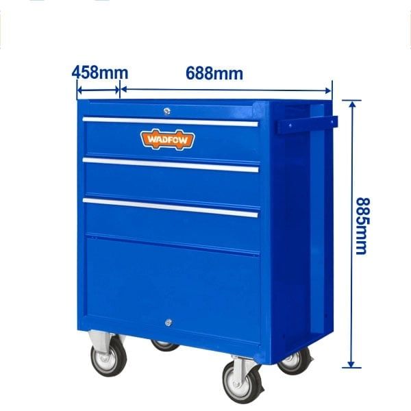 Tủ đựng dụng cụ 3 ngăn kéo 688x458x735mm Wadfow WCS2A03