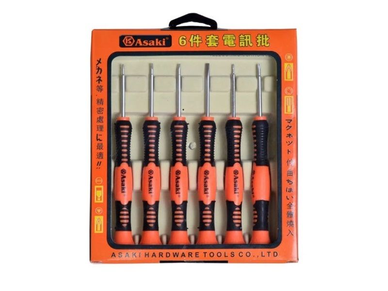 Bộ Vít Viễn Thông 6 Chi Tiết Asaki AK-9075
