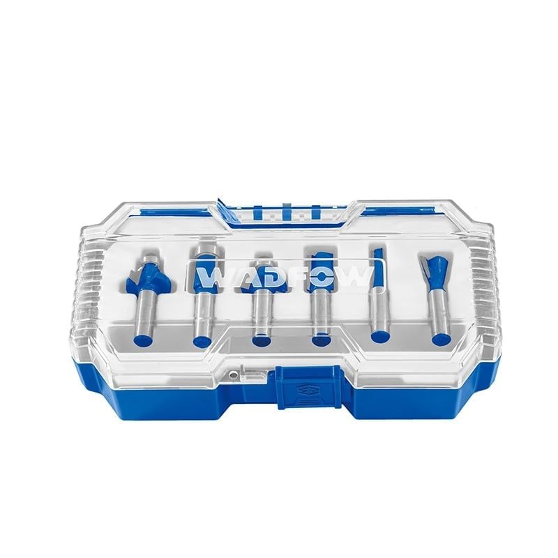 Bộ 6 mũi phay gỗ 8mm Wadfow WRKSR0108