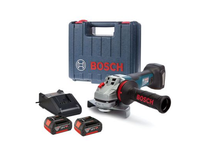 Máy Mài Góc Dùng Pin Bosch GWS 18V-11 S (100mm Set 2x5Ah)