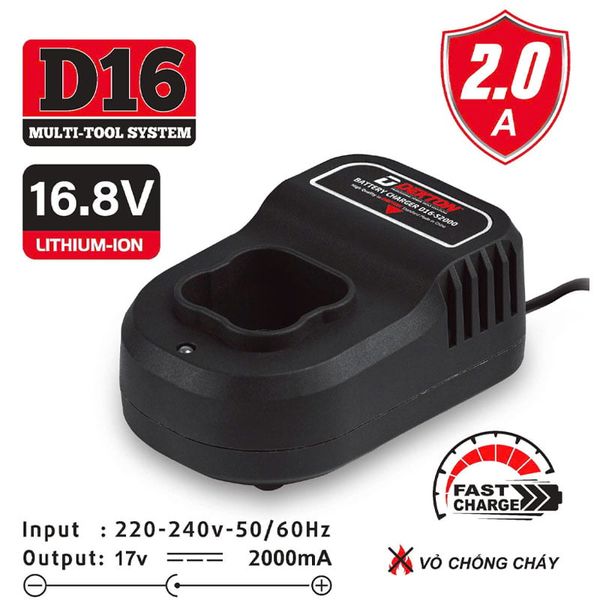 Sạc Pin 2A 16.8V Dekton D16-S2000 Chính Hãng