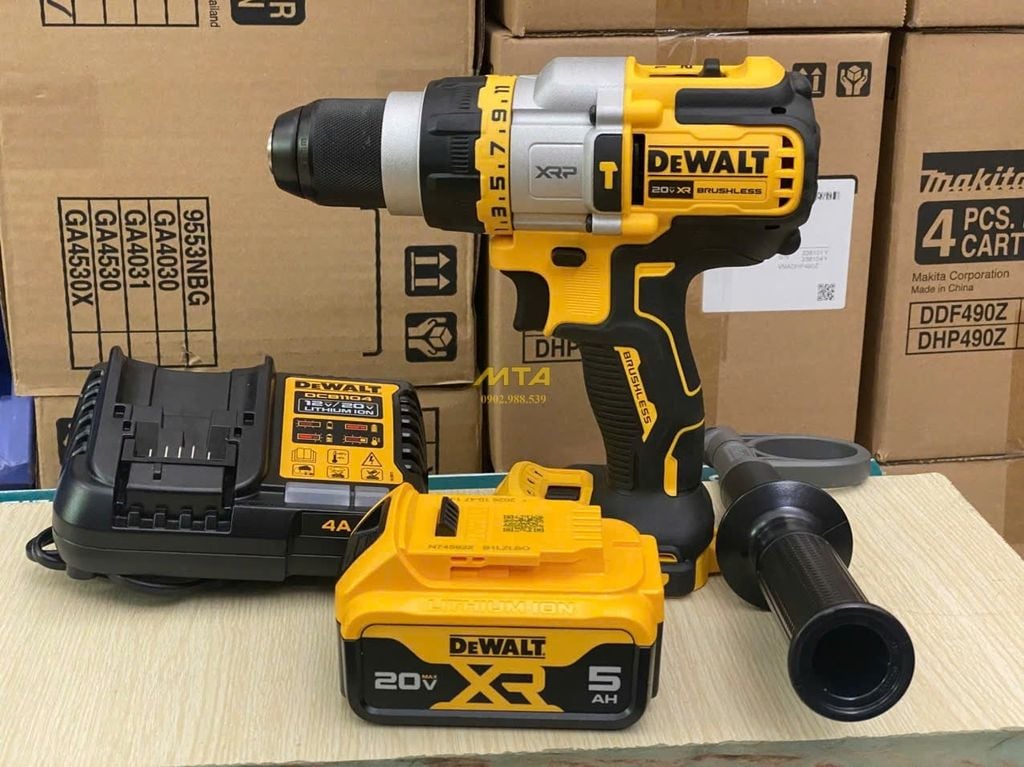Bộ Máy Khoan Pin Dewalt DCD999N, Gồm Pin 5.0Ah & Sạc