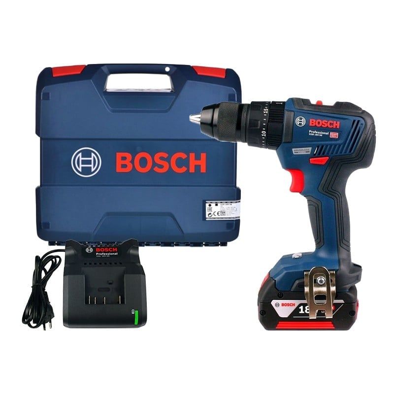 Máy Khoan Động Lực Dùng Pin 18V Bosch GSB 18V-50 (set 1 Pin 4.0Ah)