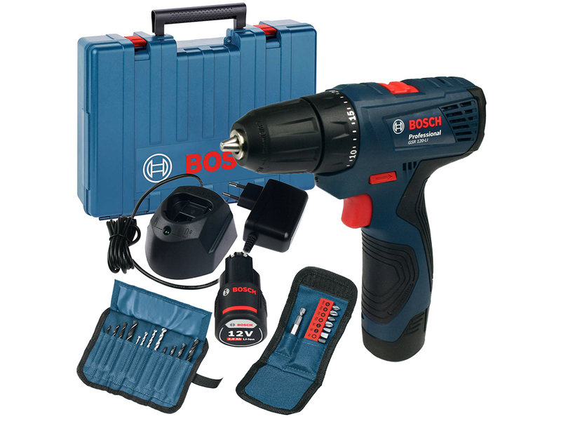 Máy Khoan Vặn Vít Pin Bosch GSR 120-LI (06019G80K2)