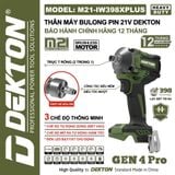 Bulong Pin 2 Trong 1 Dekton M21-IW398XPLUS Motor Brushless 4 Tốc