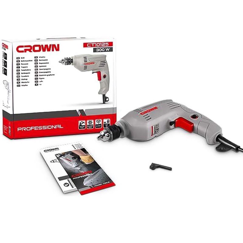 Máy khoan sắt 300W Crown CT 10125