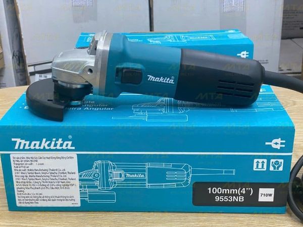 Máy mài góc Makita 9553NB 710W chính hãng lưỡi mài 100mm nhỏ gọn