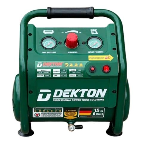 Nén Khí Không Dầu Dekton DK-AC2906PRO 6L 1.5HP Bình Thép Sơn