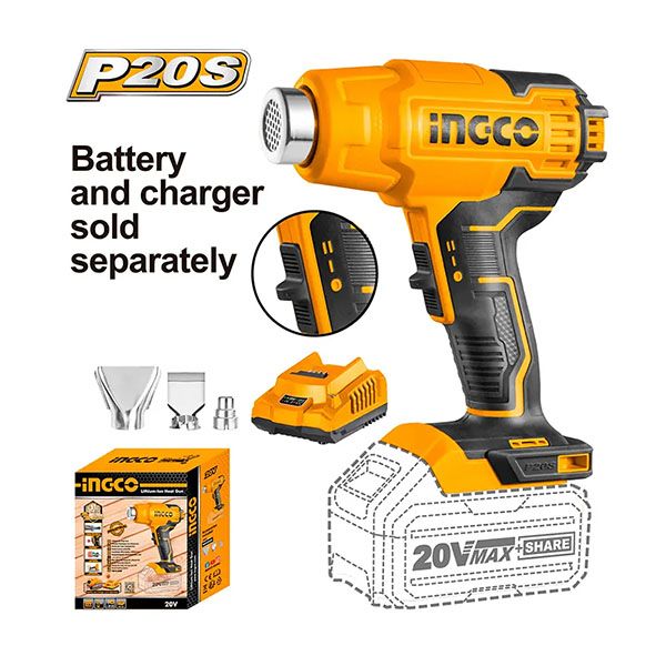 Máy thổi nóng dùng pin 20V Ingco HGLI2002 (Chưa Pin Sạc)