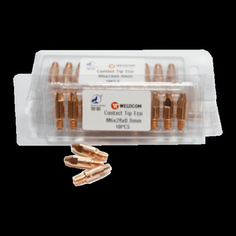 Bép Hàn CO2 M6x45x1.0 E-cu Black Wolf P02D-032854