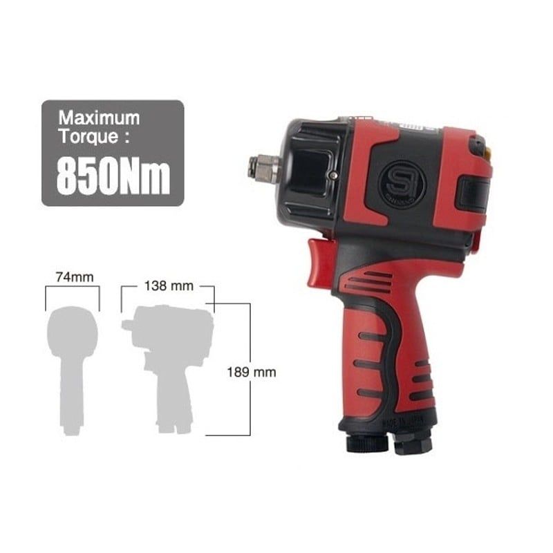 Máy Vặn Bu Lông Khí Nén 1/2'' Shinano SI-1460SR