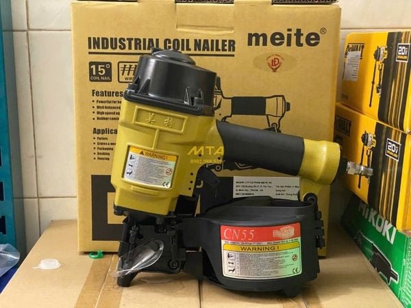 Máy bắn đinh cuộn Meite CN55 dùng hơi hiệu suất cao