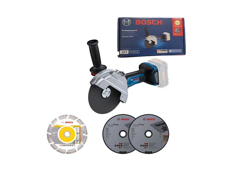 Máy Mài Góc Dùng Pin Bosch GWS 18V-180 PC