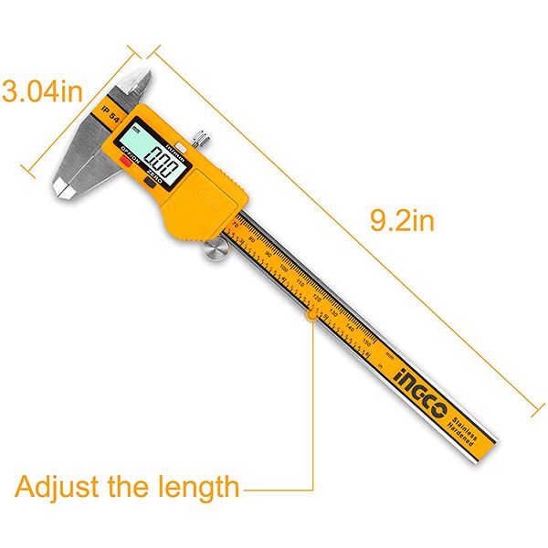 Thước cặp điện tử 6inch (150mm) Ingco HDCD28150 (Kháng nước IP54)