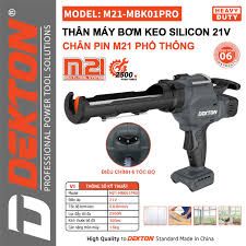 Máy Bơm Keo Dekton M21-MBK01PRO 21V Pin Phổ Thông 6 Tốc Độ
