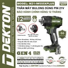 Bulong Pin 21V Dekton M21-IW555XPLUS Motor Brushless 555N.m