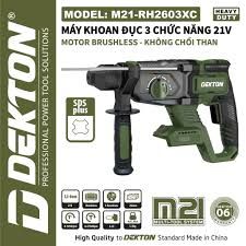 Khoan Bê Tông 3 Chức Năng Dekton M21-RH2603XC Motor Brushless